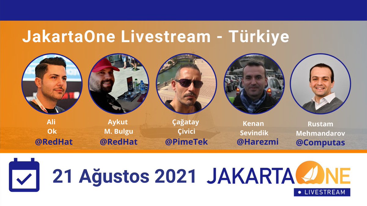 JakartaOneTUR's tweet image. İşte karşınızda #JakartaOne Livestream Türkçe konuşmacıları 💪 Katılımın ücretsiz olduğu etkinliğe yalnızca 18 gün kaldı. Kayıt için 👉 crowdcast.io/e/jakartaonetu… 
@aliok_tr 
@systemcraftsman 
@cagataycivici 
@KenanSevindik 
@rmehmandarov