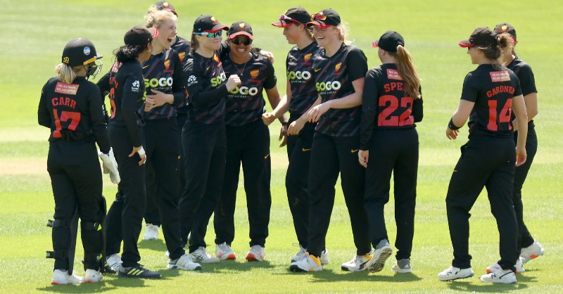 NorthantsCCC's tweet photo. We're delighted to confirm The County Ground will host @sunriserscrick as they take on the Thunder in the Charlotte Edwards Cup later this month. 🙌

Tickets are available now for just £2 and also include access to Bite Street on the day. 🌮