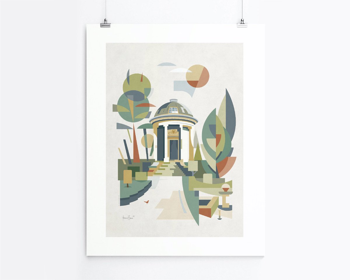 Brumhaus's tweet image. New print Jephson Gardens is ready for this weekend @AITPLeamington #aitp2021 you can buy online brumhaus.uk/jephson or see you there at my pop up stall