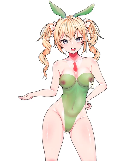 ボディーペインティング バニーガールバーバラ 