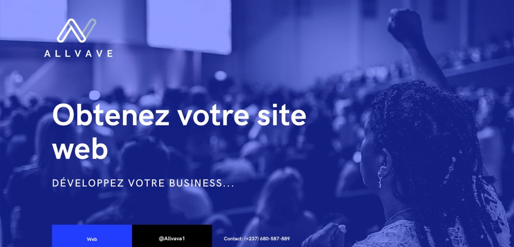Passez au niveau supérieur et obtenez un #site_web pour votre business à partir de 50.000 frcs.

#Nom_de_domaine offert pendant 1 mois.
#Site_sécurisé 
#Option_supplémentaire selon le domaine d’activité. 

Contactez nous au 680-587-889
#Allvave