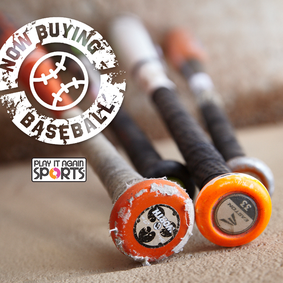 PIASarnold's tweet photo. Get a head start on next season by bringing in your quality used baseball gear today! We are looking for bats, gloves, shoes, and more. https://t.co/9uRLojwEag