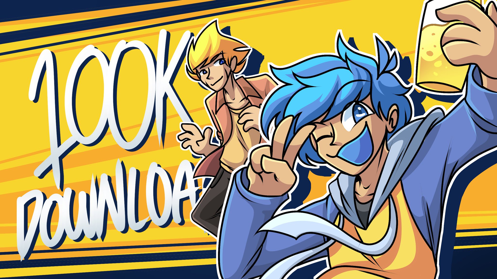 AmorAltra on Twitter "We reached 100k download on Bob and Bosip! Still