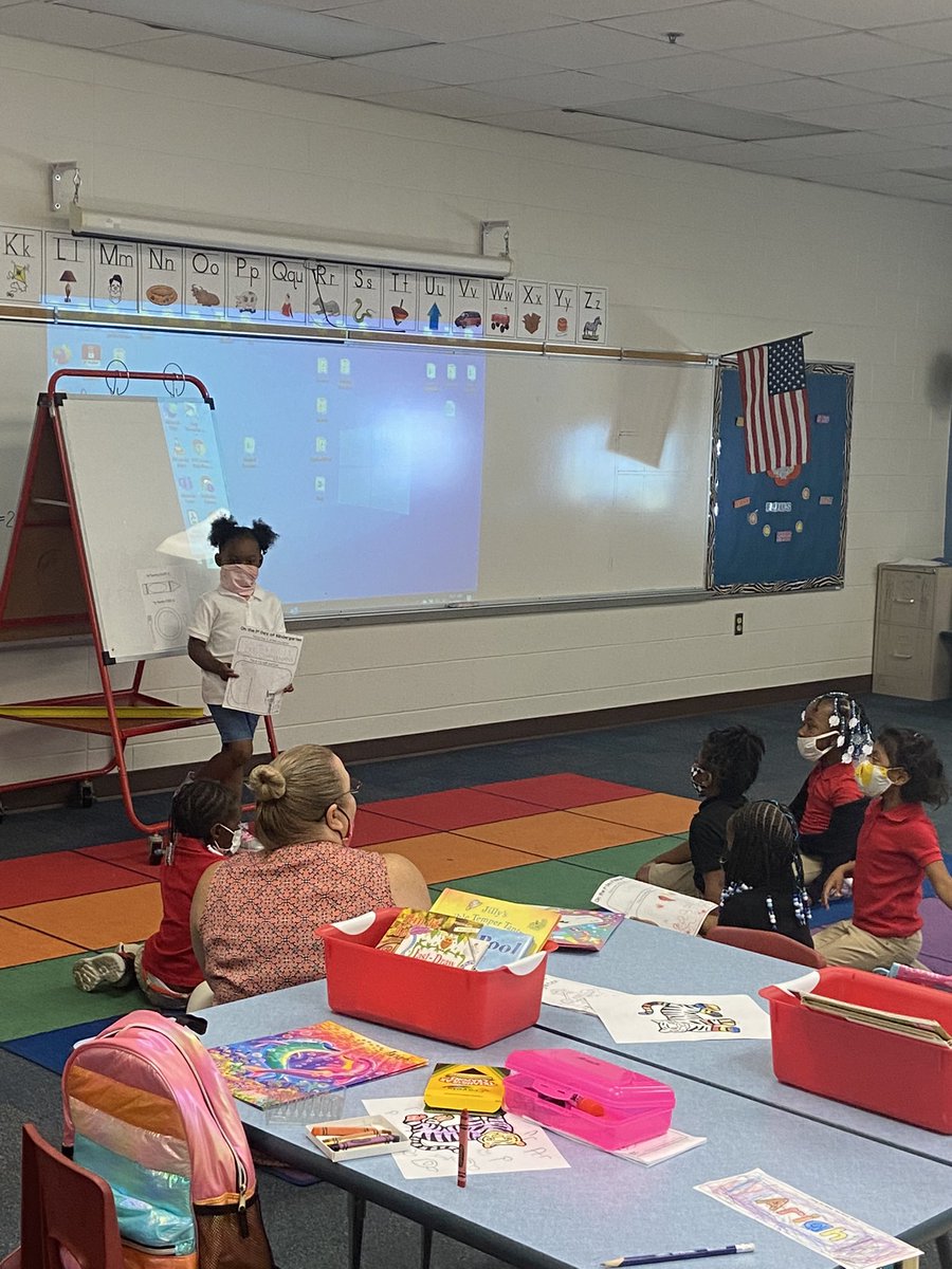 DrNHenderson's tweet image. It’s day 2 &amp;amp; @JamesRLowell51 students are logged on to @ImagineLearning  , learning about place value and presenting to their peers #StartStrongIPS