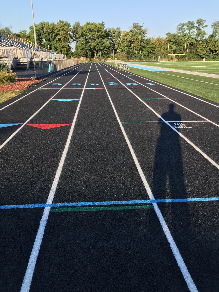 BCHS_Rebels1955's tweet photo. The track is painted!  Outdoor athletic facilities are complete and are amazing! https://t.co/ODtg2oTz7j
