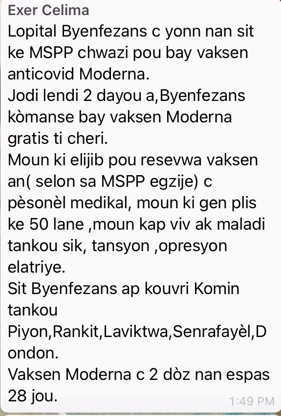 Pymediapignon's tweet photo. Mesaj enpòtan 👇🏾 https://t.co/HmGeDzJg5y