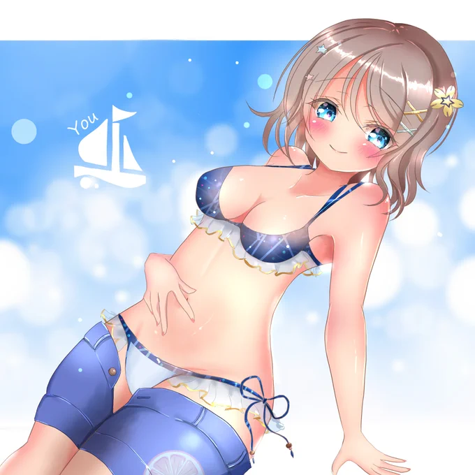 水着ヨーソロー⚓️

#渡辺曜
#lovelive #Aqours 