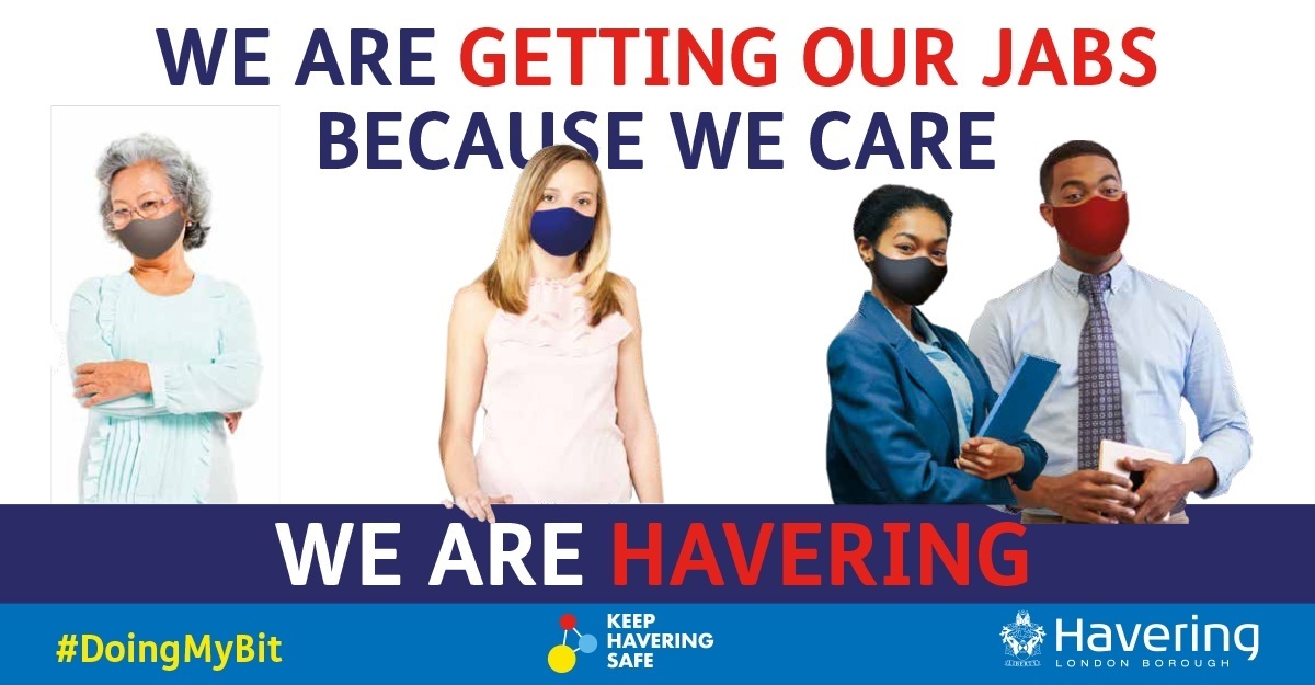 LBofHavering's tweet photo. Show you care, please get vaccinated when you can to help to protect yourself and others.
And make sure you get your second jab to ensure you are fully protected.
Where to get vaccinated: https://t.co/CV5xA18rNF
#DontPutItOff #GetVaccinated #GetYourSecondJab #DoingMyBit https://t.co/H0dqqqrFTb