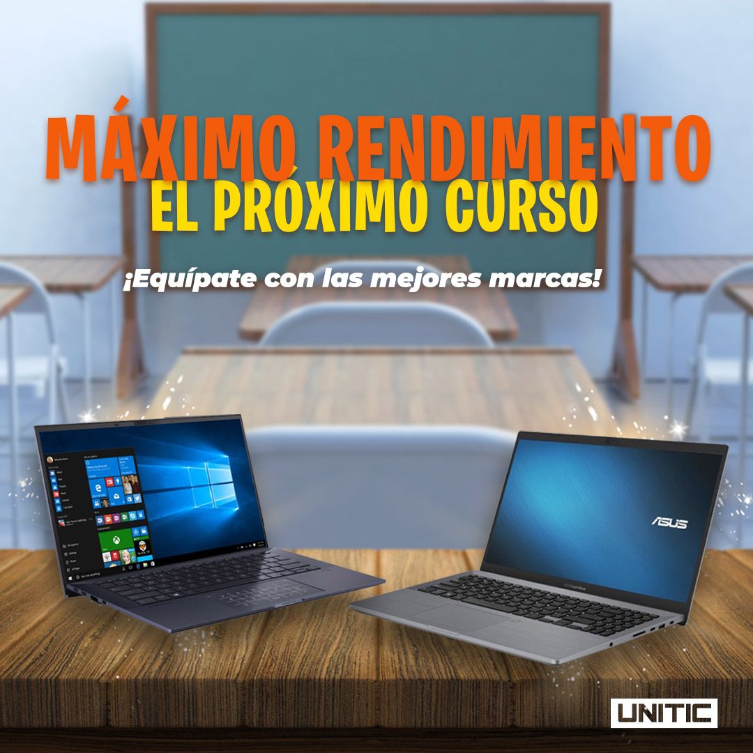 UniticInform's tweet photo. 💻 Tu #portatil pide un cambio❗️Después del teletrabajo, las clases online y el poco tiempo que hemos tenido para pensar en mejorar nuestros dispositivos 👉🏼 Este es el momento❗️ Hazlo antes de las vacaciones y cuando vuelvas ya lo tendrás todo listo para el nuevo curso 👏🏼 https://t.co/hBH7yrIKLV