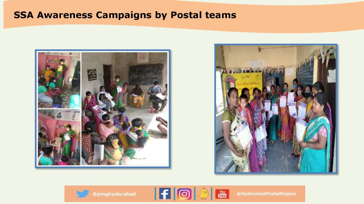 PmgHyderabad's tweet photo. Sukanya Samriddhi Yojana (SSY), a government-backed small savings scheme for the benefit of girl child.
#Hyderabadpostalregion #sukanyasamriddhischeme https://t.co/hz74Y3UbqH