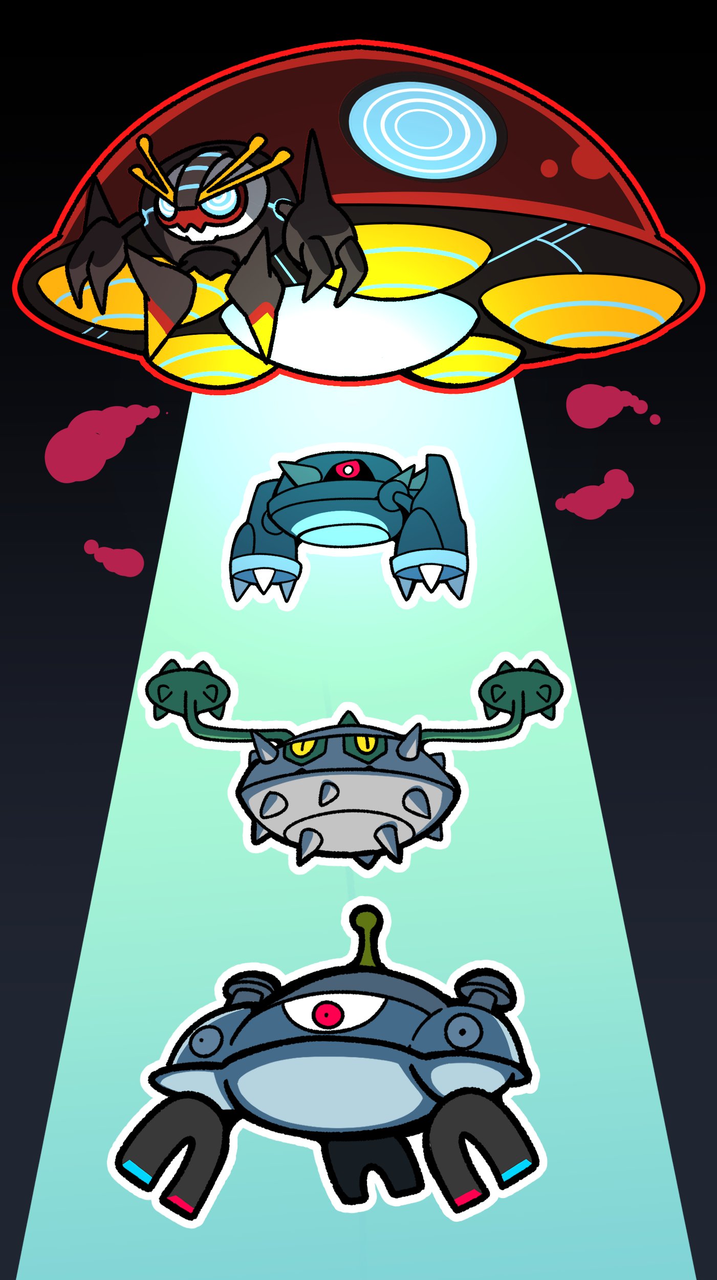 フキダシコットン 1日1枚 空飛ぶ円盤 ポケモン Pokemon イラスト T Co Jhvelzydbg Twitter