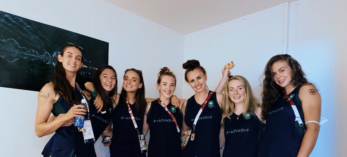 mags_cremen's tweet photo. To be able to call friends role models and role models friends is something that I’m feeling so lucky to have.               Thank you so much for all the amazing support - feeling super proud. Tokyo 2020 Olympic Games ✅ 🇯🇵☘️👯‍♀️ https://t.co/sm5D2WbJGF
