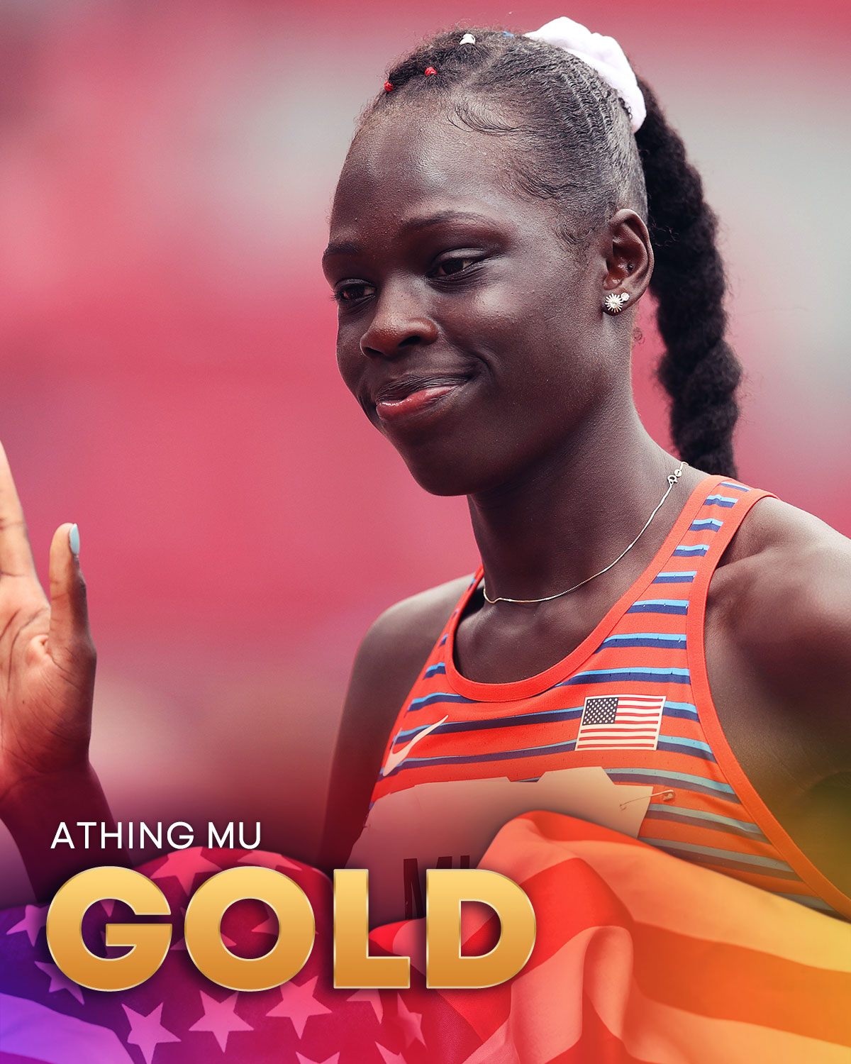 NBC Olympics on Twitter "SIMPLY LEGENDARY. 🥇 Athing Mu is an Olympic
