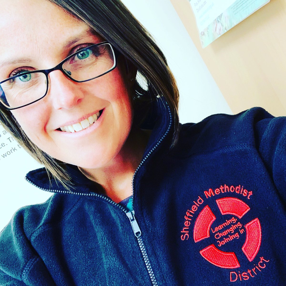 SheffMethodist's tweet photo. Watch out for District staff sporting our new branded merchandise from @identitymerchandise in #sheffield. #MethodistRed looks striking against the black. #TransformingMission #ForSuchATimeAsThis https://t.co/M06gD8ABtu