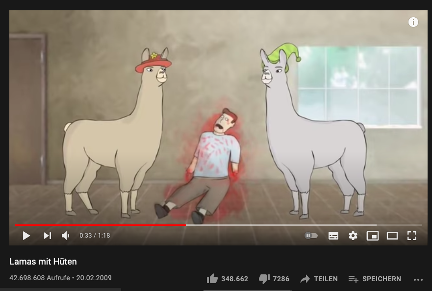 alle die früher dieses video mitsprechen konnten sind heute depressiv