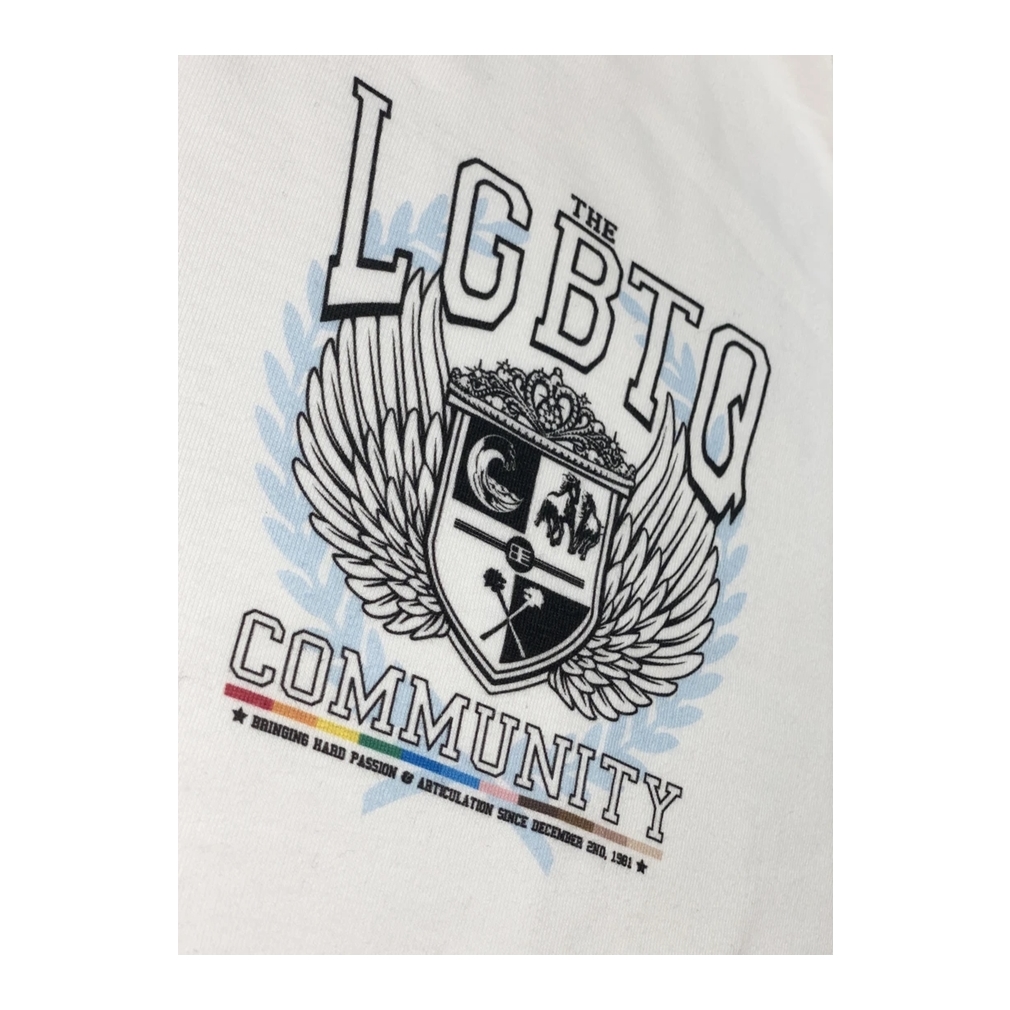 LaMaisonGaga_'s tweet photo. After dress rehearsals, Gaga was spotted returning back at her hotel dressed the @BajaEast LQBTQ+ crest hoodie, @APLRunning "TechLoom Bliss" sneakers and her #Savette "Symmetry Pochette" bag. https://t.co/NPDVSPLHqj