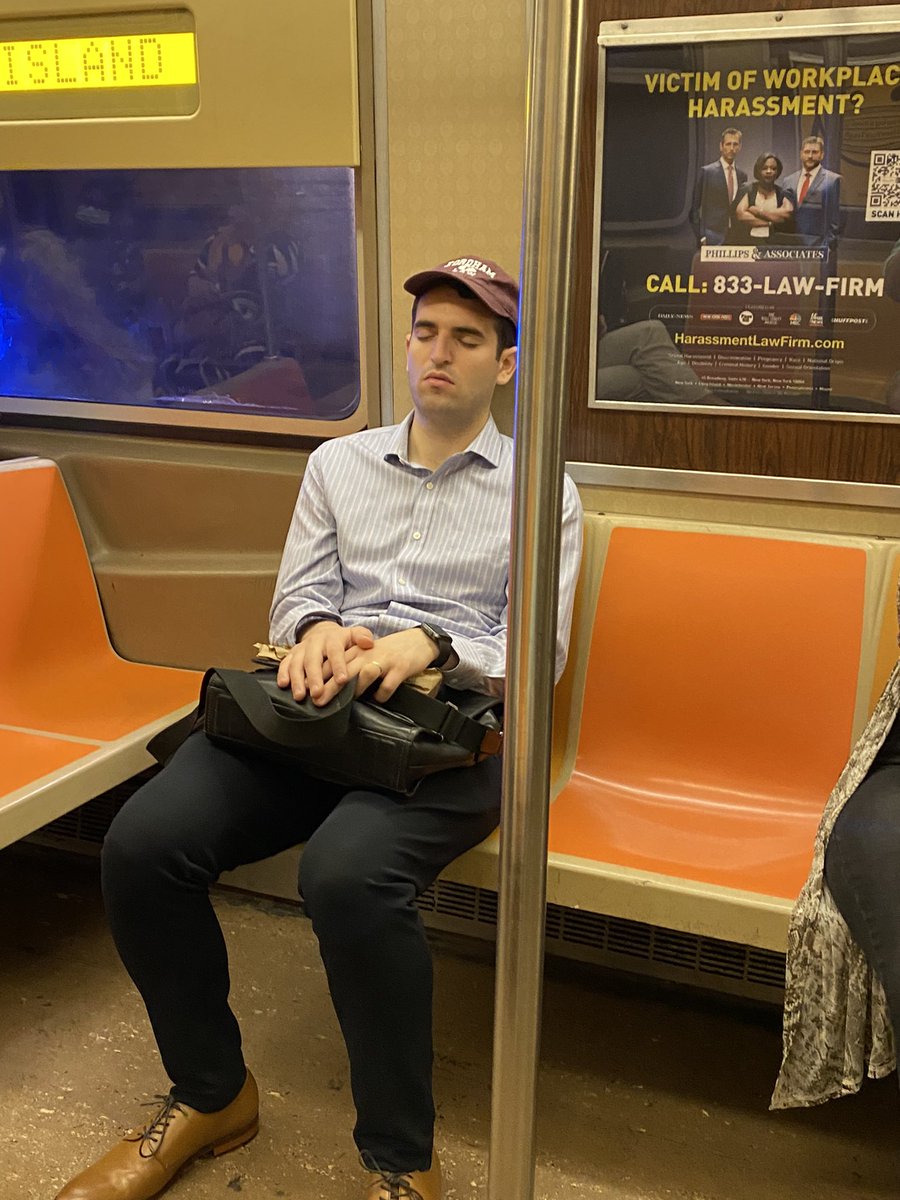 boromatt's tweet photo. @FordhamLawNYC I’m sure you appreciate idiots on subways not wearing masks but wearing your paraphernalia https://t.co/sxSHBqcwZQ