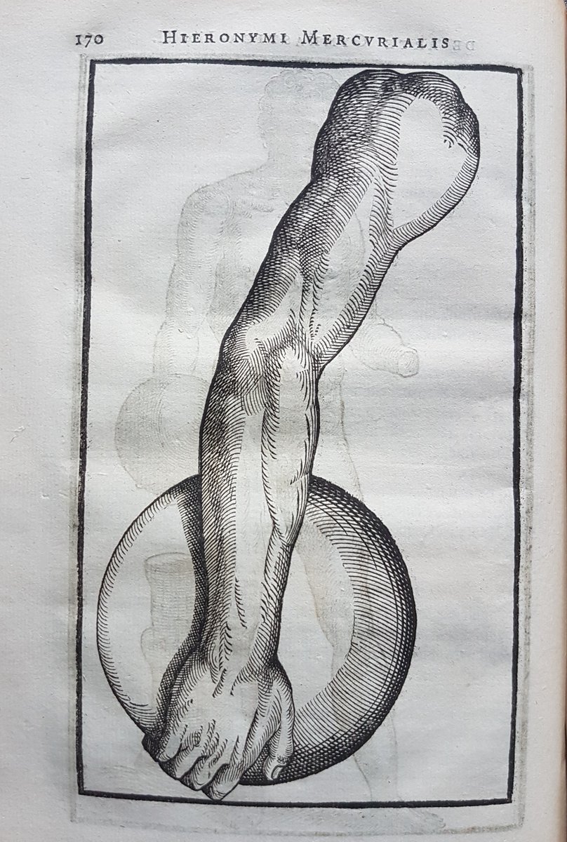 EtonCollLibrary's tweet photo. #Tokyo2020 has caught our imagination! We've been searching our collection for references to the #Olympics. 

De Arte Gymnastica, Girolamo Mercuriale's study of sport and gymnastics in the ancient world, contains woodcuts which may or may not depict sports such as discus throw... https://t.co/X1biZPqKRJ