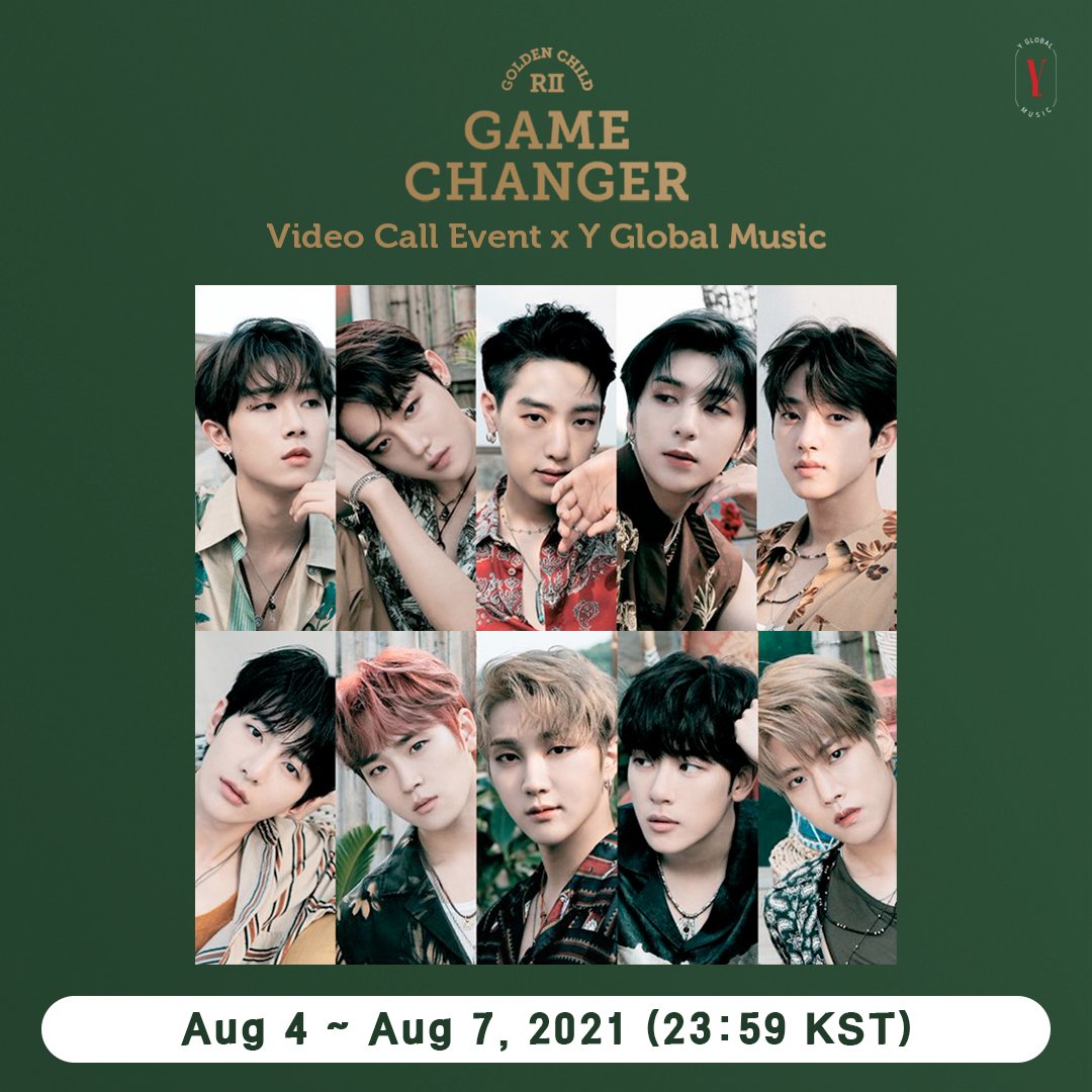 yglobalmusic's tweet photo. 𝐆𝐨𝐥𝐝𝐞𝐧 𝐂𝐡𝐢𝐥𝐝 2nd Album [GAME CHANGER]
Video Call Event x Y Global Music

Golden Child is calling 😘
Goldenness คนไหนอยากคอลกับหนุ่มๆบ้าง😍
영상통화 이벤트 오픈!

한국몰 https://t.co/4lcPMnWXvD
GLOBAL https://t.co/0e68bJXTk0
ไทย https://t.co/DT4OWIMVbO

#GoldenChild https://t.co/LF4zzOJLuH