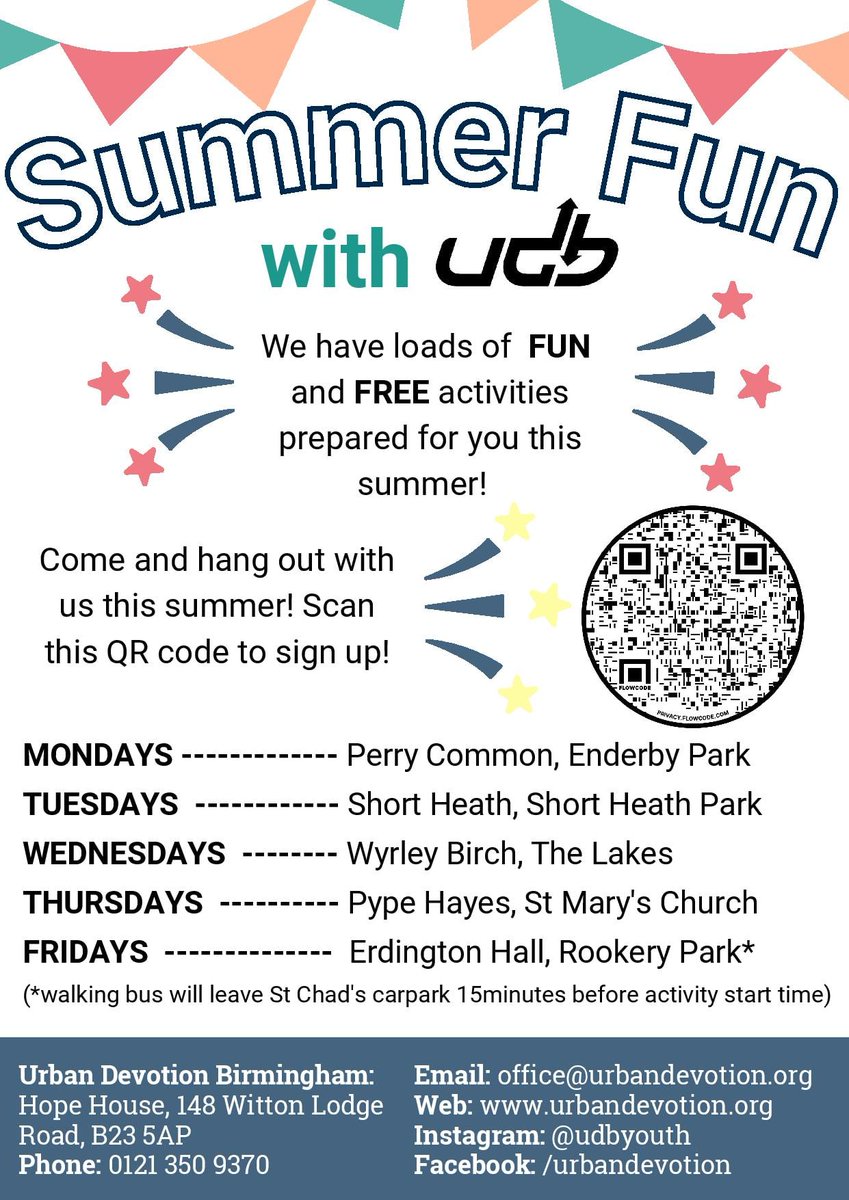 wittonlodge's tweet photo. Our friends at @urbandevotion have a feast of activities lined up to keep the young ones entertained and engaged this summer #BrumTogether @BhamCityCouncil @TAWSociety @of_fowl @LakesideonWB @New_Heights_UK https://t.co/EQL2im6oAS