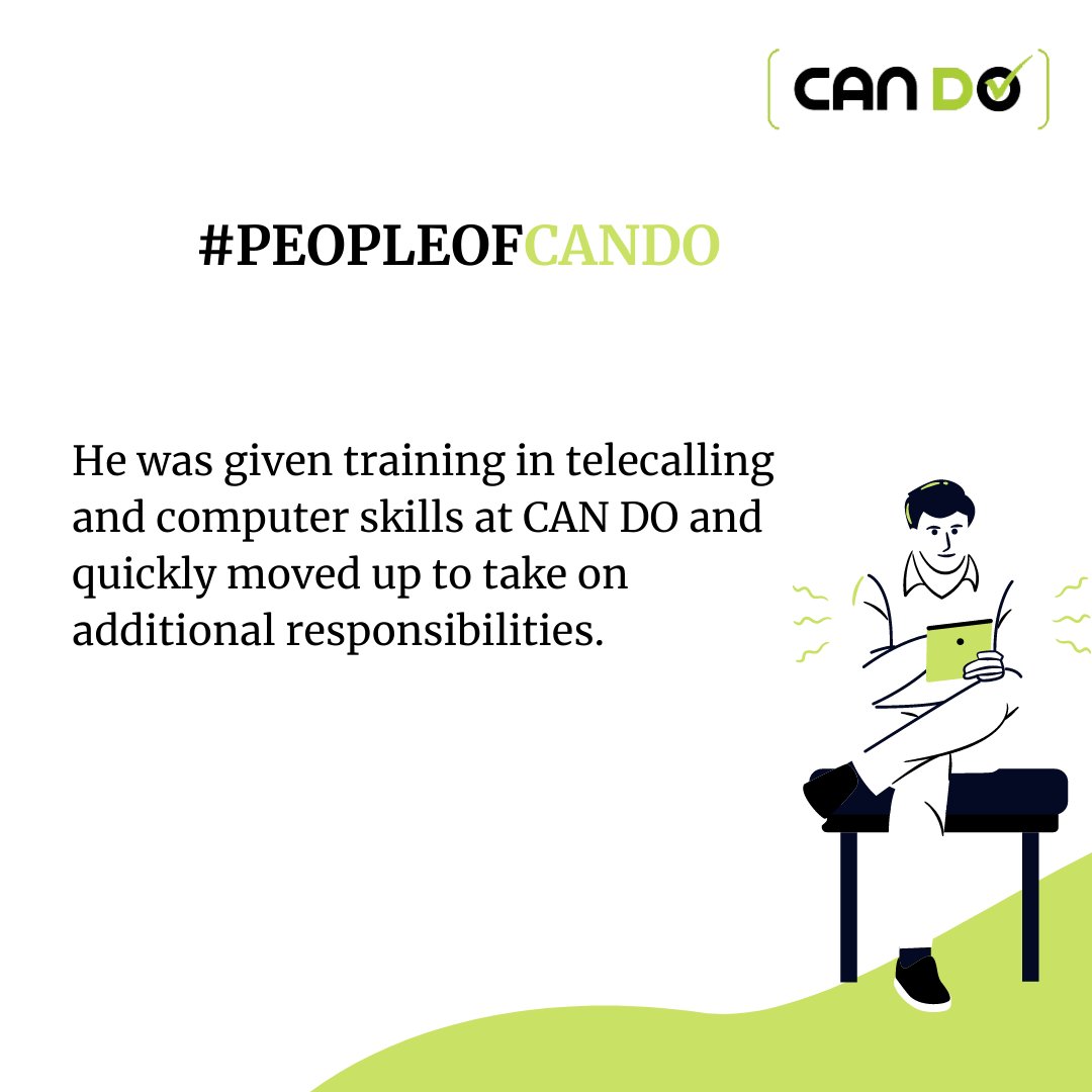 cando_india's tweet photo. Here is Vinod’s journey of getting his dream job. Read his story of success #Peopleofcando

#Candoindia #candoinitiative #Supportcando #CanDofordisability #employeeStories #employeespotlight #peopleofCanDo #peoplewithdisabilities #disabilityinclusion #ShareMax https://t.co/V76LMoSiaP