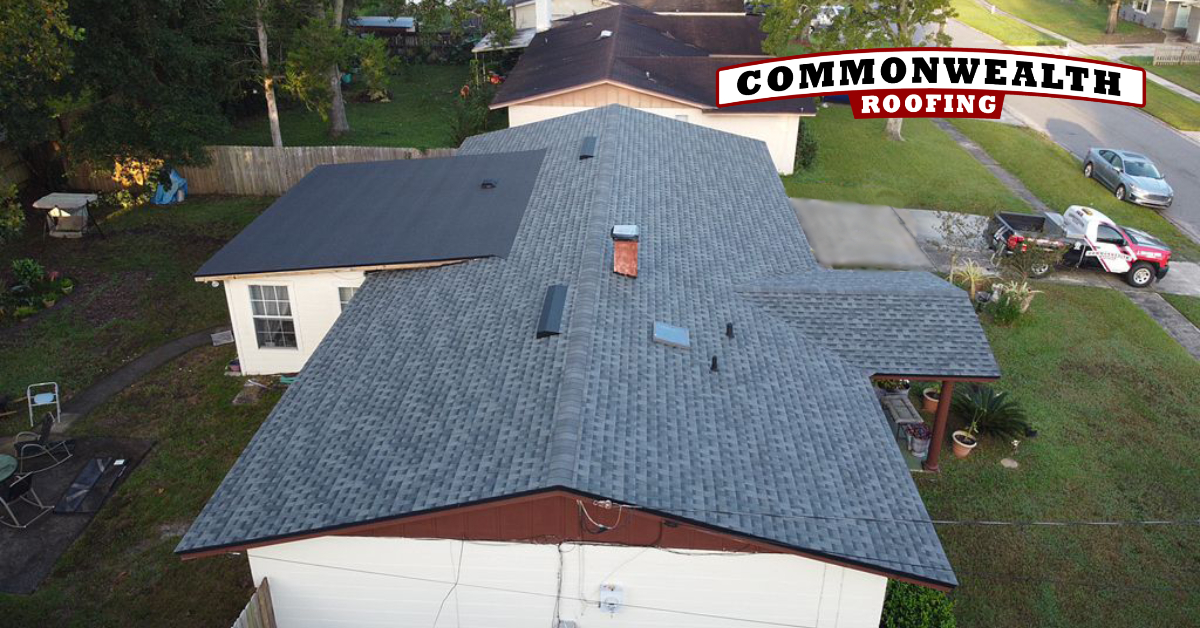 choosecwroofing's tweet image. We do #ModifiedBitumen too! Here’s a roof in #ClayCounty with an extension that had #3TabShingle
#ModBit is weather-resistant and acts as a seal. Very durable compared to #3Tabs
Ft. @GAF Timberline HDZ Hickory
Is Mod Bit right for you? Call 904-647-6994 for a free inspection
#GAF