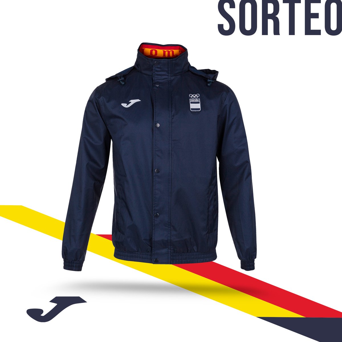 Con motivo del #ElSuperMartesEnRTVE sorteamos una de las prendas del <a href="/COE_es/">Comité Olímpico Español</a> más 🔝

🔁 RT y llévate el chubasquero olímpico oficial.
📲 joma-sport.com/es/chubasquero…
📣 A las 20:00 h. anunciaremos el ganador.
#ElCorazónDeEspaña 
#Tokyo2020 #JuegosOlímpicos #SoloporDeporte