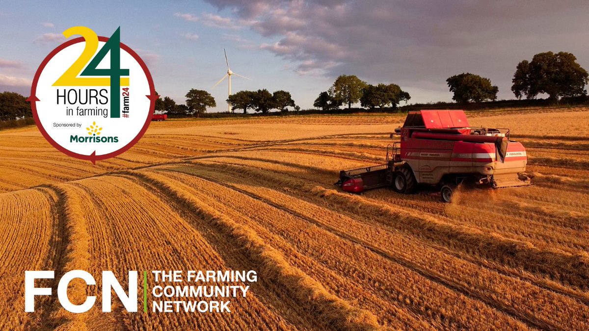 FCNcharity's tweet photo. We're supporting #Farm24 on 5 August, organised by @FarmersGuardian and sponsored by @Morrisons. Farm24 showcases a typical day in the life of a farmer and the many ways they benefit the nation. We'll be sharing videos from volunteers about their work and role with FCN. https://t.co/nzwi7yJZsn