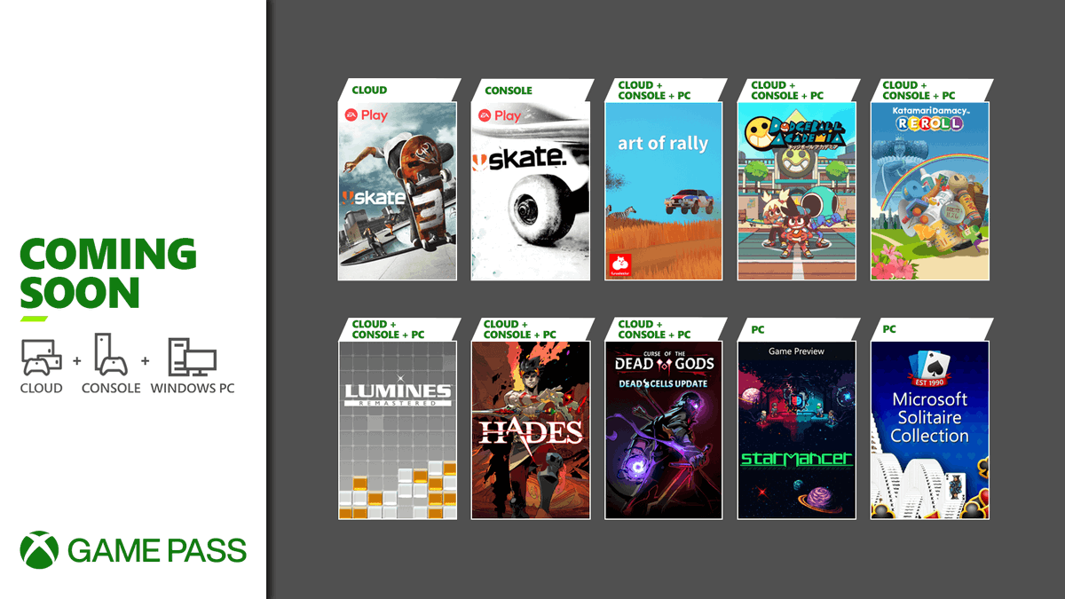XBOXGamePass's tweet photo. We can't decide which one we're most excited for. what about you

https://t.co/SIOPfRUwBT https://t.co/Xm4r00fx63