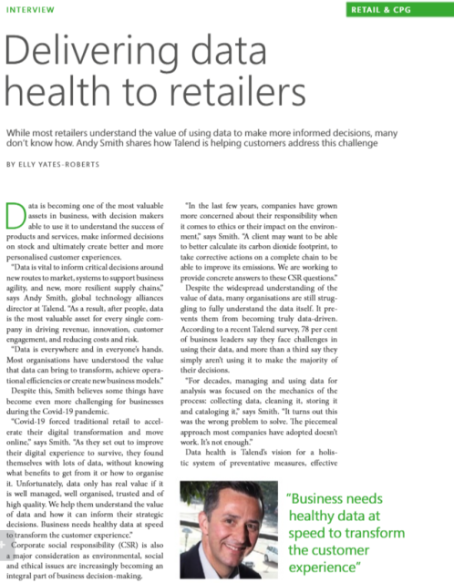 aliSa702's tweet photo. While most retailers understand the value of using #data to make more informed decisions, many don't know how. @Talend shares in @tech_record how it's helping customers like @ullapopkenusa address this challenge. #retail #CPG #TalendDataHealth https://t.co/ouXG00Z8Lr https://t.co/QpdPiay5h9