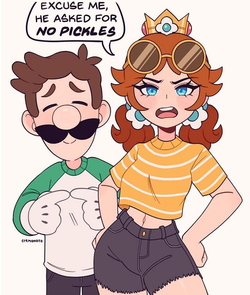 MemesMbti's tweet photo. #IXFP (Luigi) & #EXTJ (Daisy) https://t.co/KxroTTf6dp