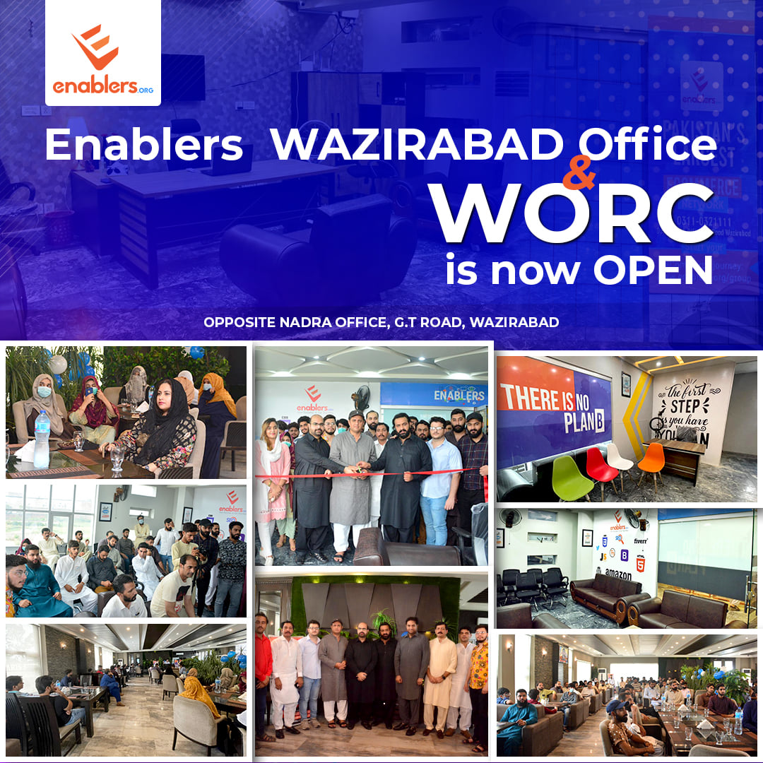 WorcBy's tweet photo. #Enablers #Wazirabad #WORC
Finally Enablers Wazirabad Office &amp; WORC by Enablers Is now FULLY OPEN and ready to use!  
Qasim Zia Malik will be leading this Office under the leadership of Enablers Operations and Management.
Wazirabad - 👇🏻 https://t.co/gh9WpdMpEU