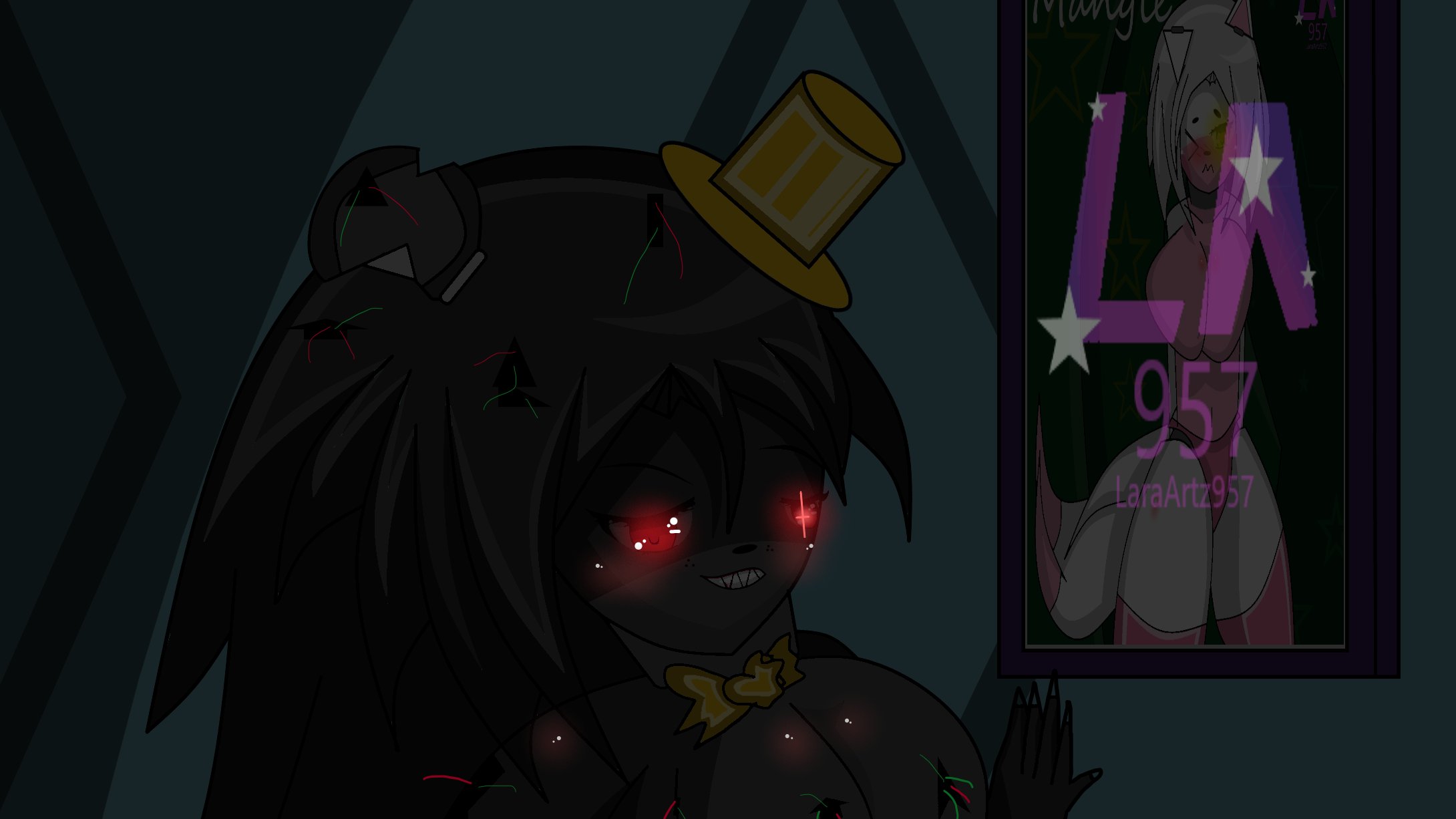 LaraArtz957 on X: Fnia Nightmare (fnaf 4) High reselution image available  on deviantart  / X