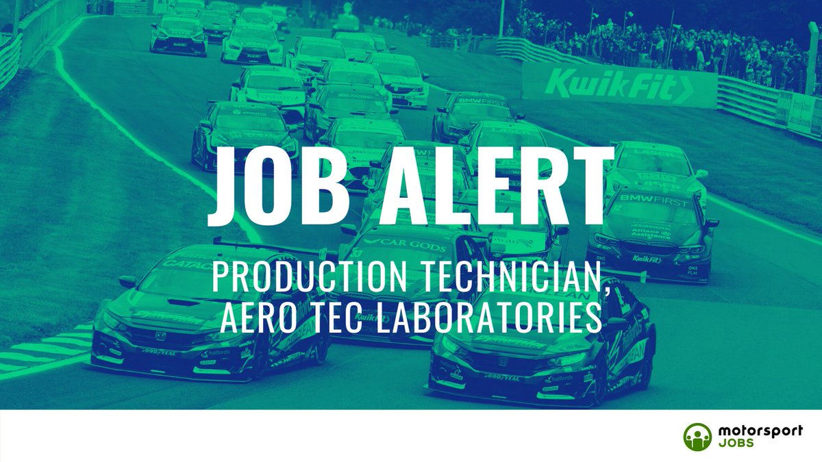 Motorsport_Jobs's tweet photo. Want to get started in Motorsport? @ATLFuelCells are looking for someone with dexterity and attention to detail.

Apply 🔗 https://t.co/oU8jjSBkWQ 

#motorsportjobs #motorsport #jobs #jobalert #jobsinmotorsport #hiring #ATLInside #ATL #btcc https://t.co/xTYGeeVDNJ