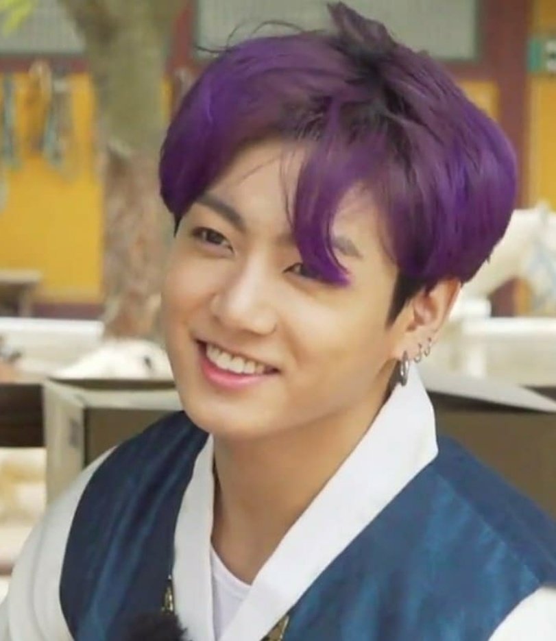 Hair jungkook purple Hey BTS