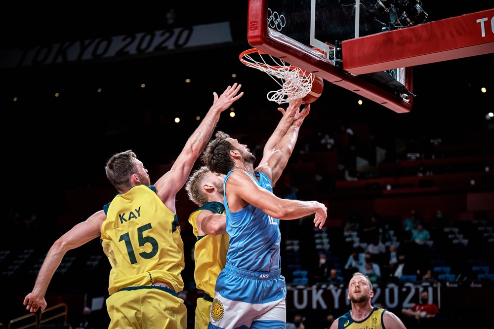 La Selección argentina de básquet sufrió una dura caída frente a Australia y quedó eliminada en cuartos