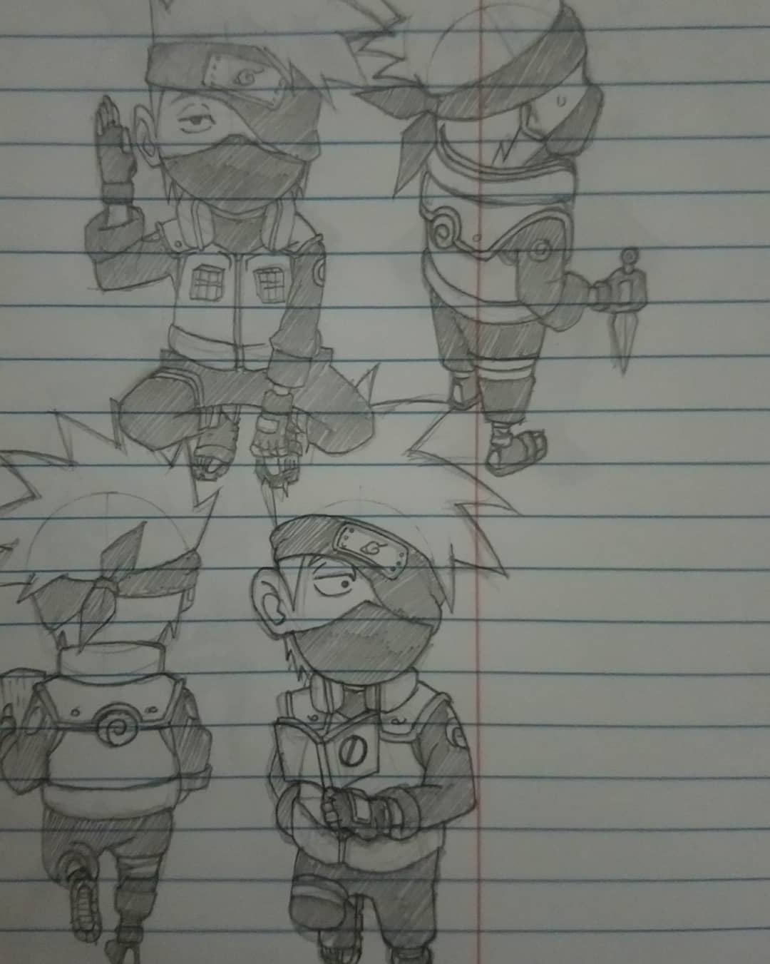 chibi naruto characters drawing