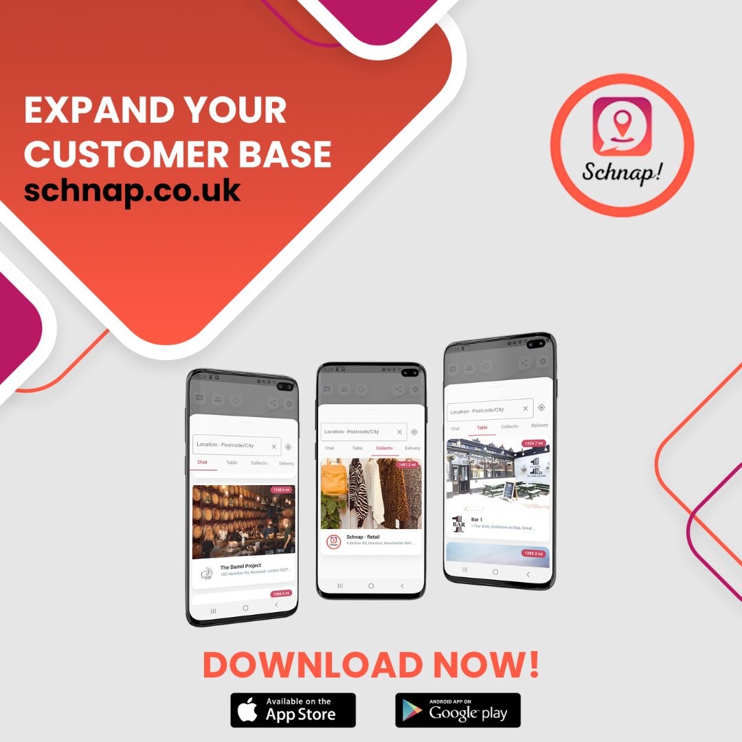 Schnap5's tweet photo. There’s always a place to make things better. 

Even though you might have a lot of customers, new ones would increase your revenue. 💰

📌 Expand your customer base now, only with Schnap!

#schnap https://t.co/oGVPUfZwXw