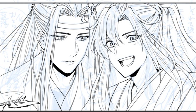 この2人描くの楽しすぎる…顔面のバランス的に描きやすい気がする😭💕あと少し〜!!! 