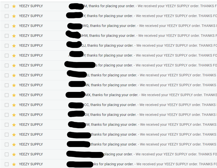 Levi_S3nP4i's tweet photo. Hard to fit all emails but 100+ pairs secured for clients in @StepBroACO🧡🖤 ,  Yeezy Day was an absolute movie🤝

G: @StepBroACO @TheNorthCop @forbiddengroup @AMNotifyCA @Soleus @CarbnIO 

P🌐: @ZenuProxies  @UnknownProxies @Leafproxies @OculusProxies @ThePalaceIO @mushroomproxy https://t.co/CF1CitH8Hx