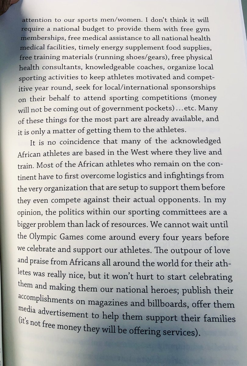 MrSaikouCamara's tweet photo. A chapter from my book, Africa Through a Mirror”, speaks on sports and the Olympics . 

Congrats  to our Olympians 🇬🇲. But…

#WeHaveAContinentToBuild https://t.co/wIZjAl5EVs