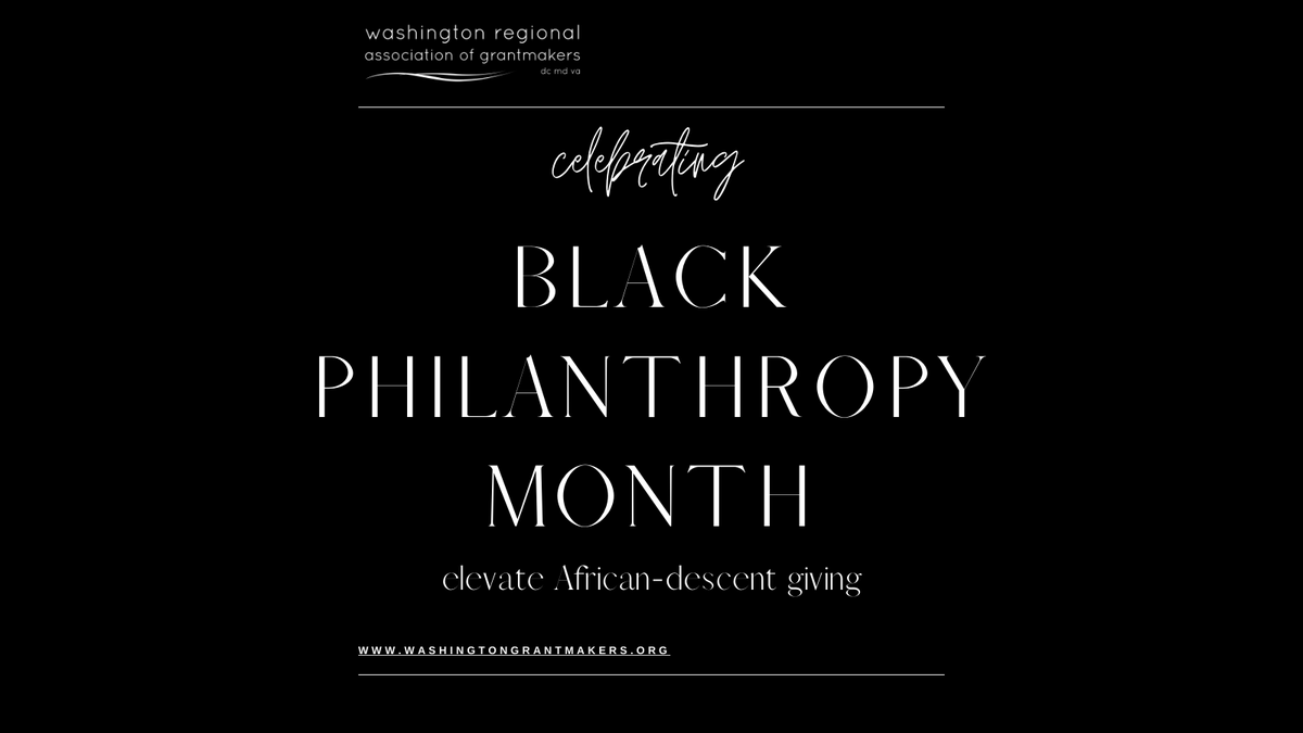 #philanthropy #blackphilanthropymonth #blackphilanthropy