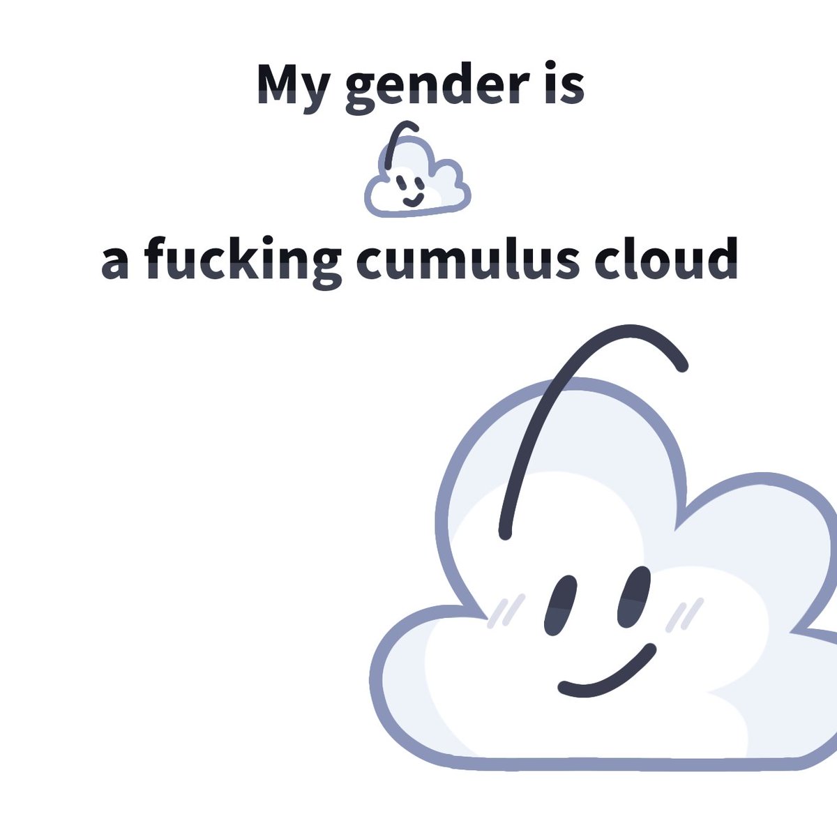 Itz_Galaxy_Paw's tweet photo. Hi guys
I'm a cumulus cloud
-
-
-
[ #tpot #tpotcloudy #bfb #bfbcloudy
#tags ] https://t.co/x1P46XTTFW