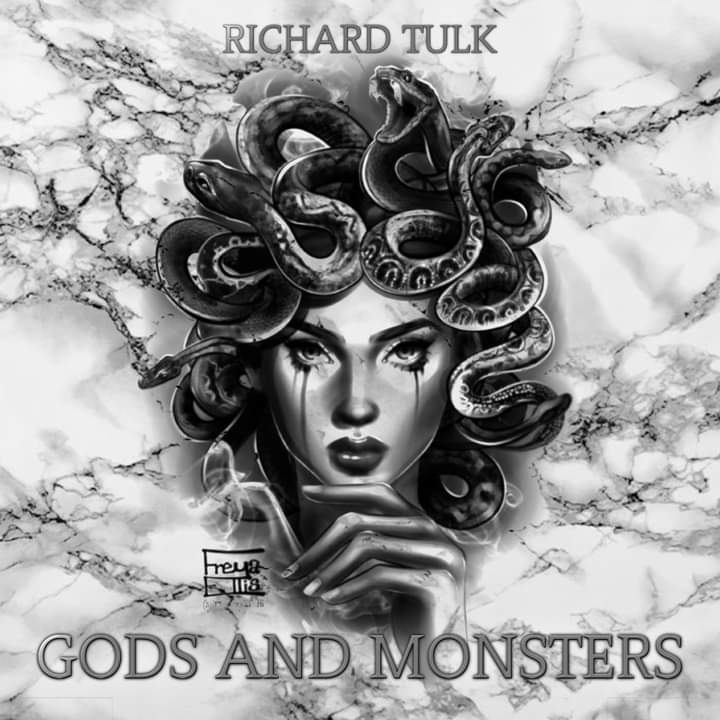 RichardTulk's tweet photo. Album art for my next album "Gods and Monsters" featuring a wonderful centre piece by Freya Ellis! https://t.co/yARFALn3y9