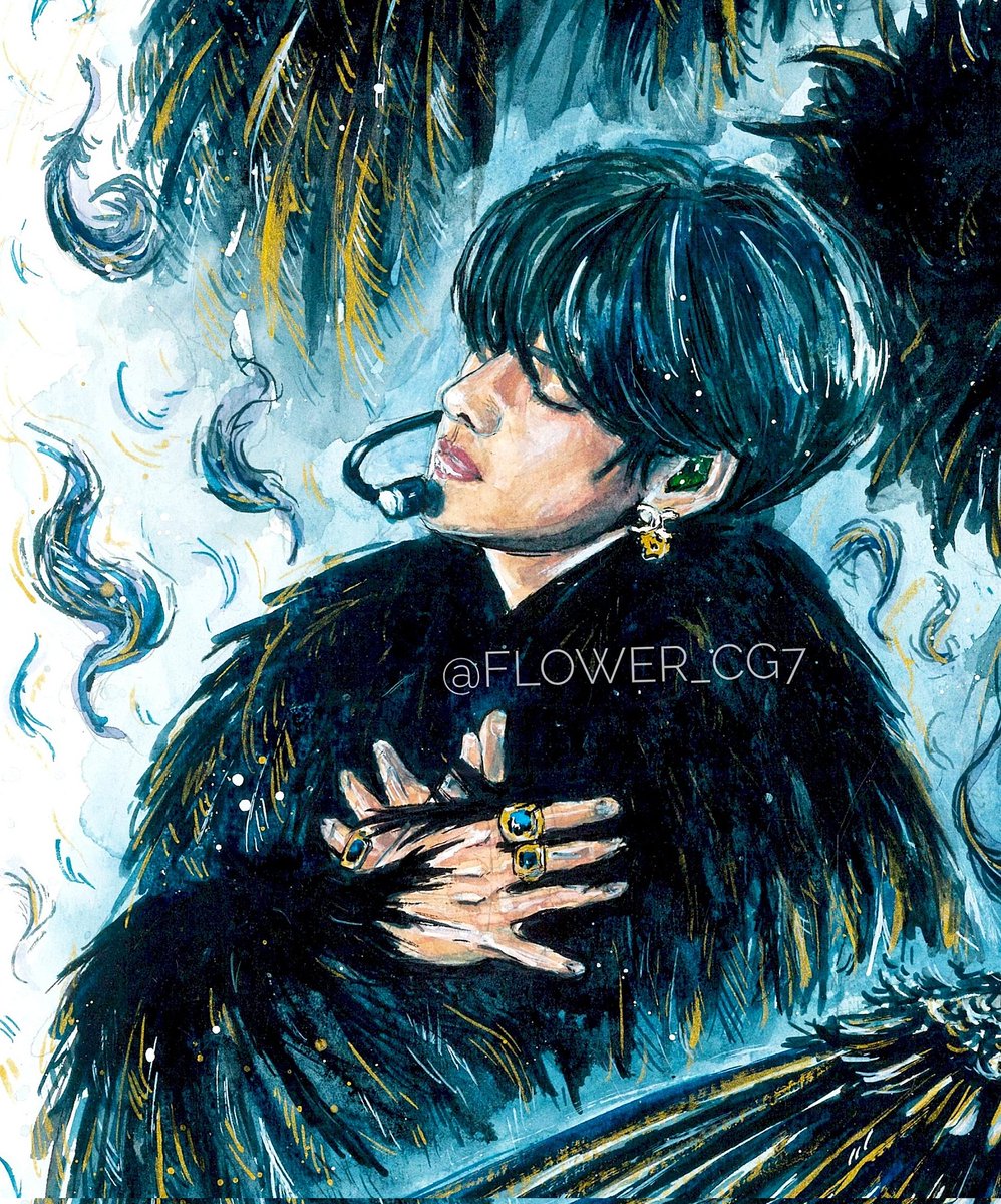 Cvetiii4's tweet photo. "Singularity" 🖤 #KimTaehyung #v #TAEHYUNG #btsfanart @BTS_twt https://t.co/NK2nVJSbZD
