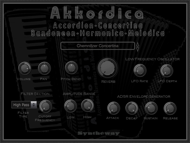 VBandoneon's tweet photo. Akkordica Virtual Accordion, Harmonica and Melodica VSTi (Virtual Musical Instrument) by Syntheway https://t.co/q1GjJQvYqq https://t.co/mjbBqiMIc7