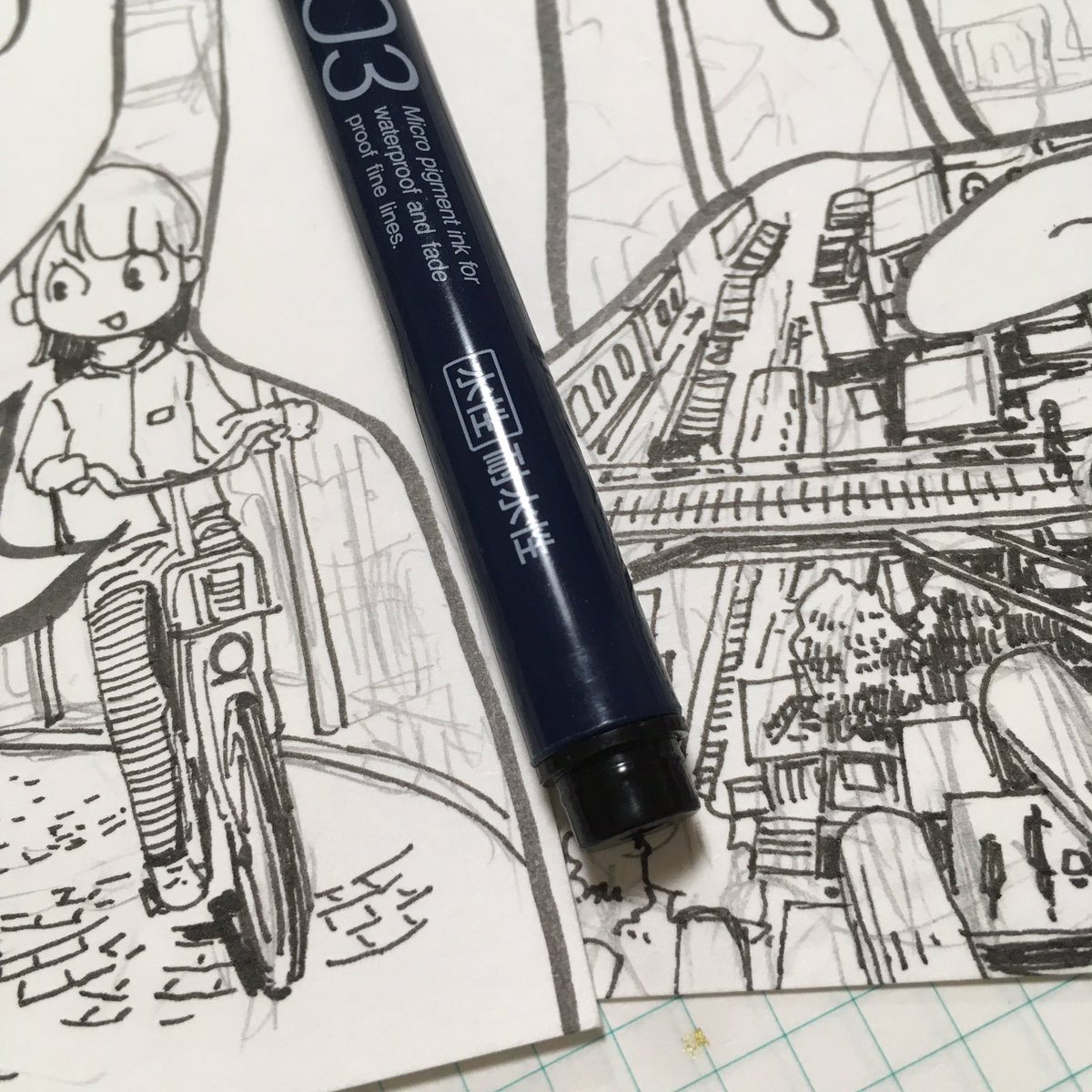 ミリペンでちまちま描いてると学生時代を思い出す。
#東京オレンピック 