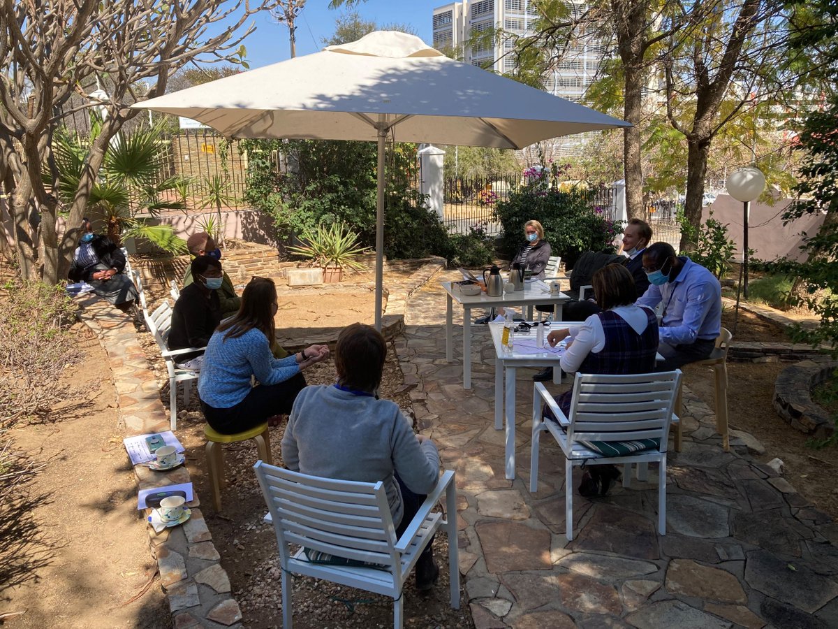 Today is an eventful day <a href="/FinEmbWindhoek/">Finland in Namibia</a>: we welcomed our new intern Henrik Laaksonen for whom we had waited 1,5 years and two Namibian brilliant young women were running in the 200m final <a href="/Tokyo2020/">#Tokyo2020</a>. We are super happy! 
#Namibia #Silver  #Athletics