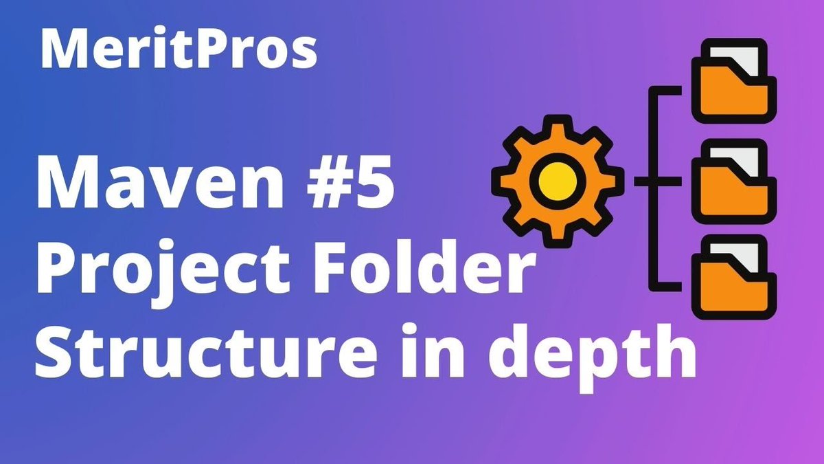 MeritPros's tweet photo. 🔥 Maven Project Folder Structure  🔥
🏆📺 WATCH THE VIDEO NOW: https://t.co/0jCE0jvwTk  📺🏆

Maven Project Folder Structure, Default Folder Structure in Maven are the main topics covered in this video. 

#MavenProjectFolderStructure  #MavenFolderStructure  #Maven #Meritpros https://t.co/EWkkumgknr
