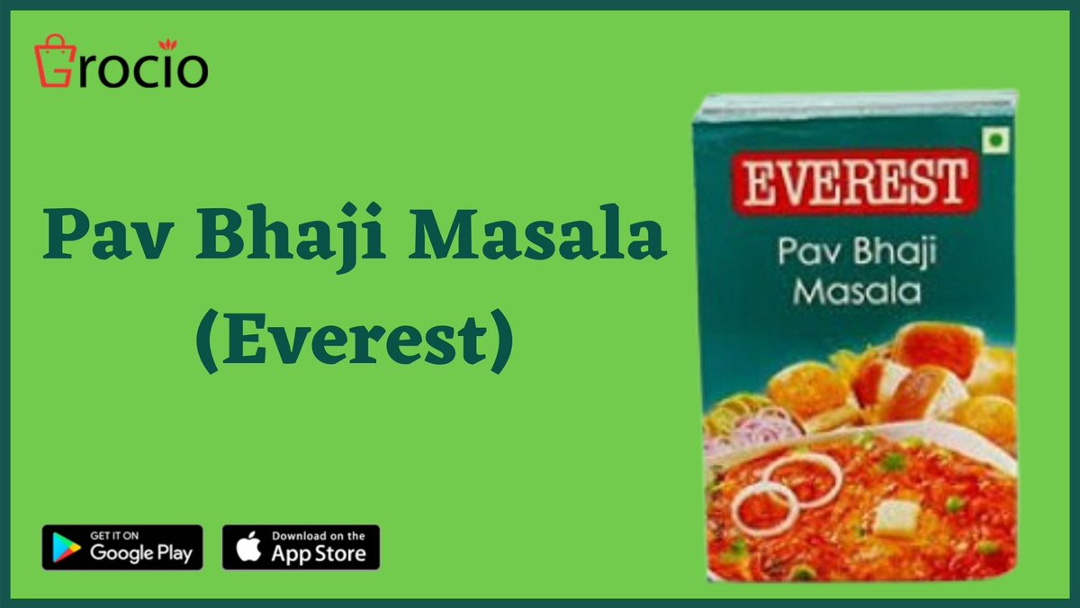 Grocio_India's tweet photo. Buy Everest Pav Bhaji Masala Online | https://t.co/jMK9PLhffR

Shop Now: https://t.co/nvRVVDUFmO

Download: https://t.co/Ukj5cEvxXl

#Grocery_and_Staples #Online_Shopping #Grocery_Store #Spice_Online #Grocio #Supermarket #Online_Store #Naughty #पनौती #JusticeForSwapnilPandey https://t.co/s8glsSoJkO